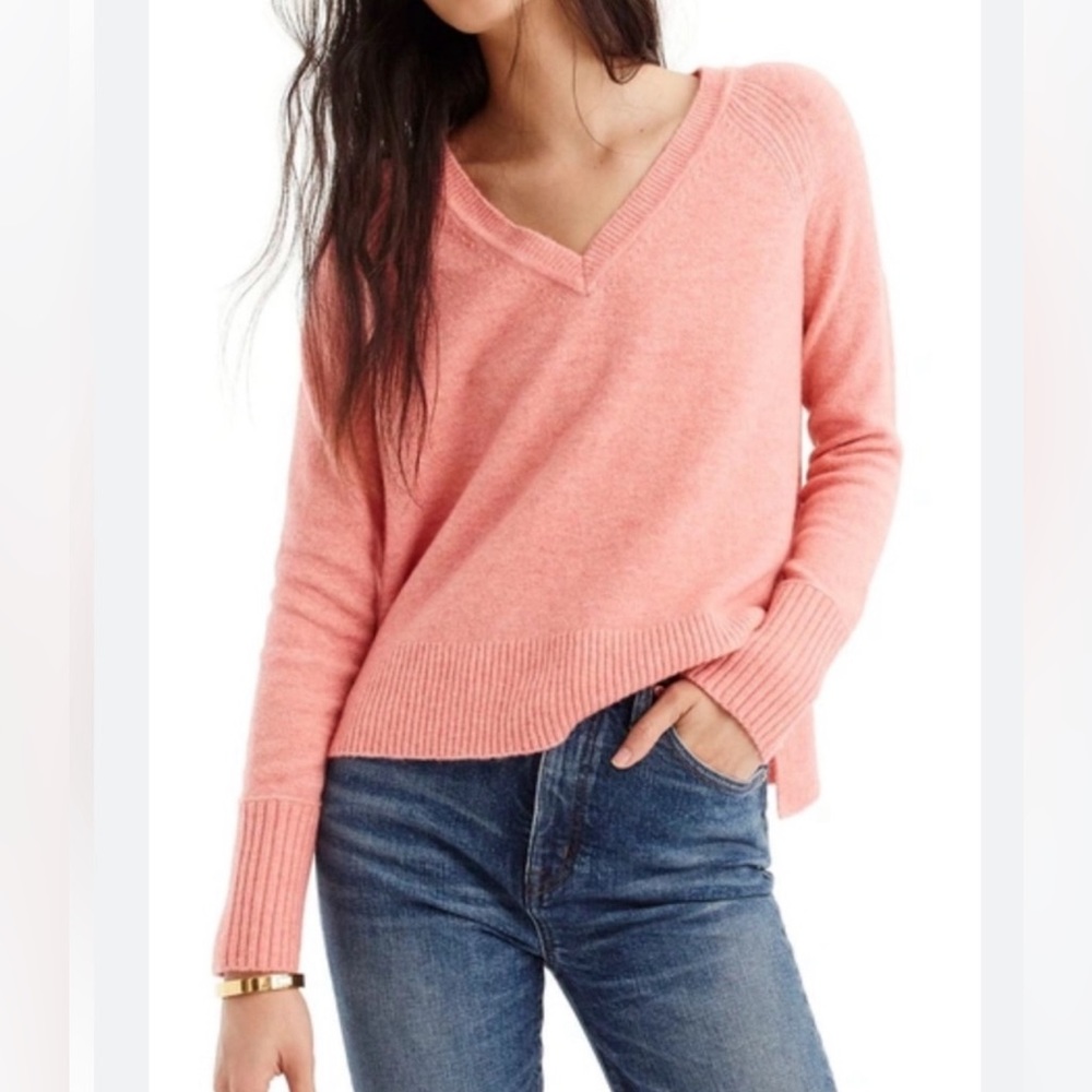 J. Crew Supersoft Yarn V-Neck Sweater NWT